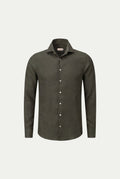 Amalfi Long Sleeve Linen Shirt Olive