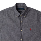 Men's RL Shirt Linen Short-Sleeve - Black