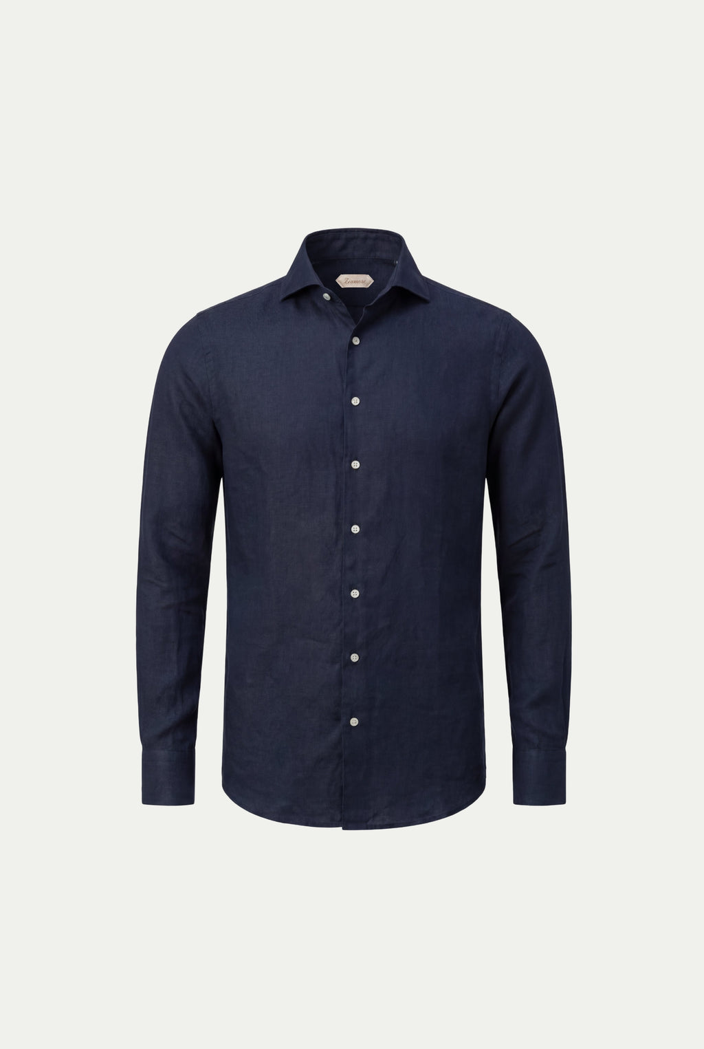 Amalfi Long Sleeve Linen Shirt Navy