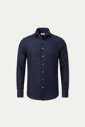 Amalfi Long Sleeve Linen Shirt Navy