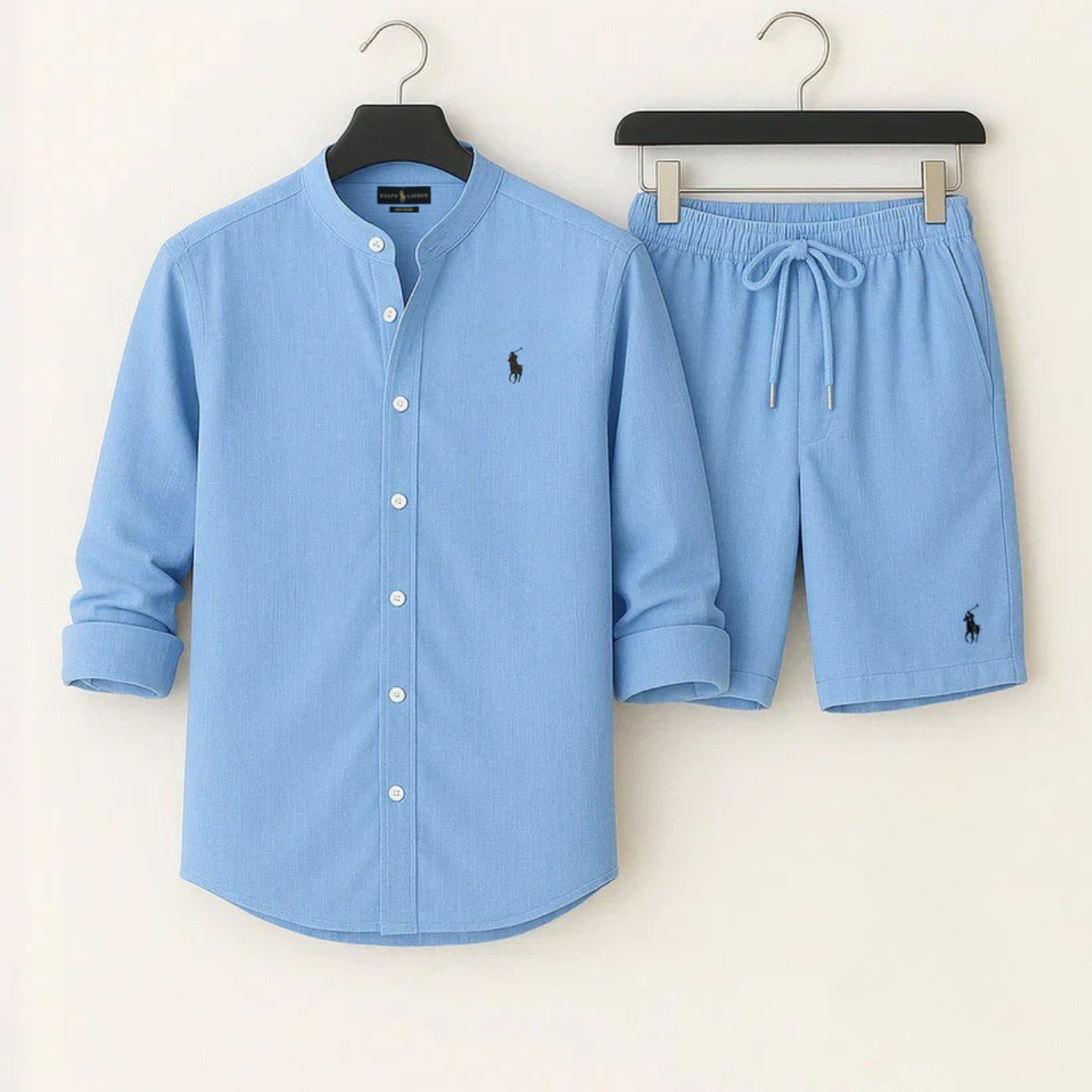 Men's Summer Shirt & Shorts Set - Clearance Sale