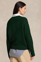 Woman Sweater | Polo Bear Green