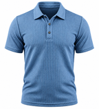 Belmont Men's Stretch Polo – No-Cling Fit for a Fuller Midsection