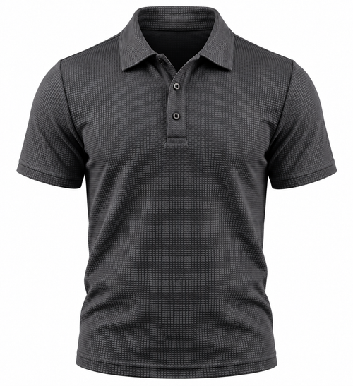 Belmont Men's Stretch Polo – No-Cling Fit for a Fuller Midsection