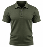 Belmont Men's Stretch Polo – No-Cling Fit for a Fuller Midsection