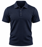 Belmont Men's Stretch Polo – No-Cling Fit for a Fuller Midsection
