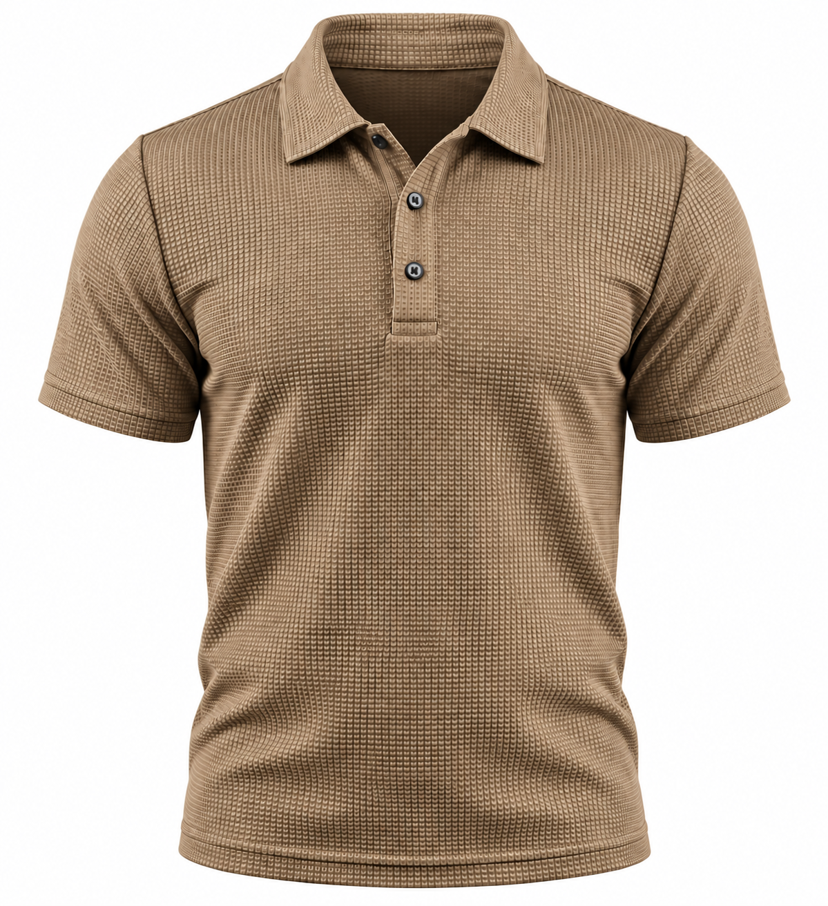Belmont Men's Stretch Polo – No-Cling Fit for a Fuller Midsection