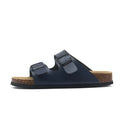 Capri Leather Sandal — Blue