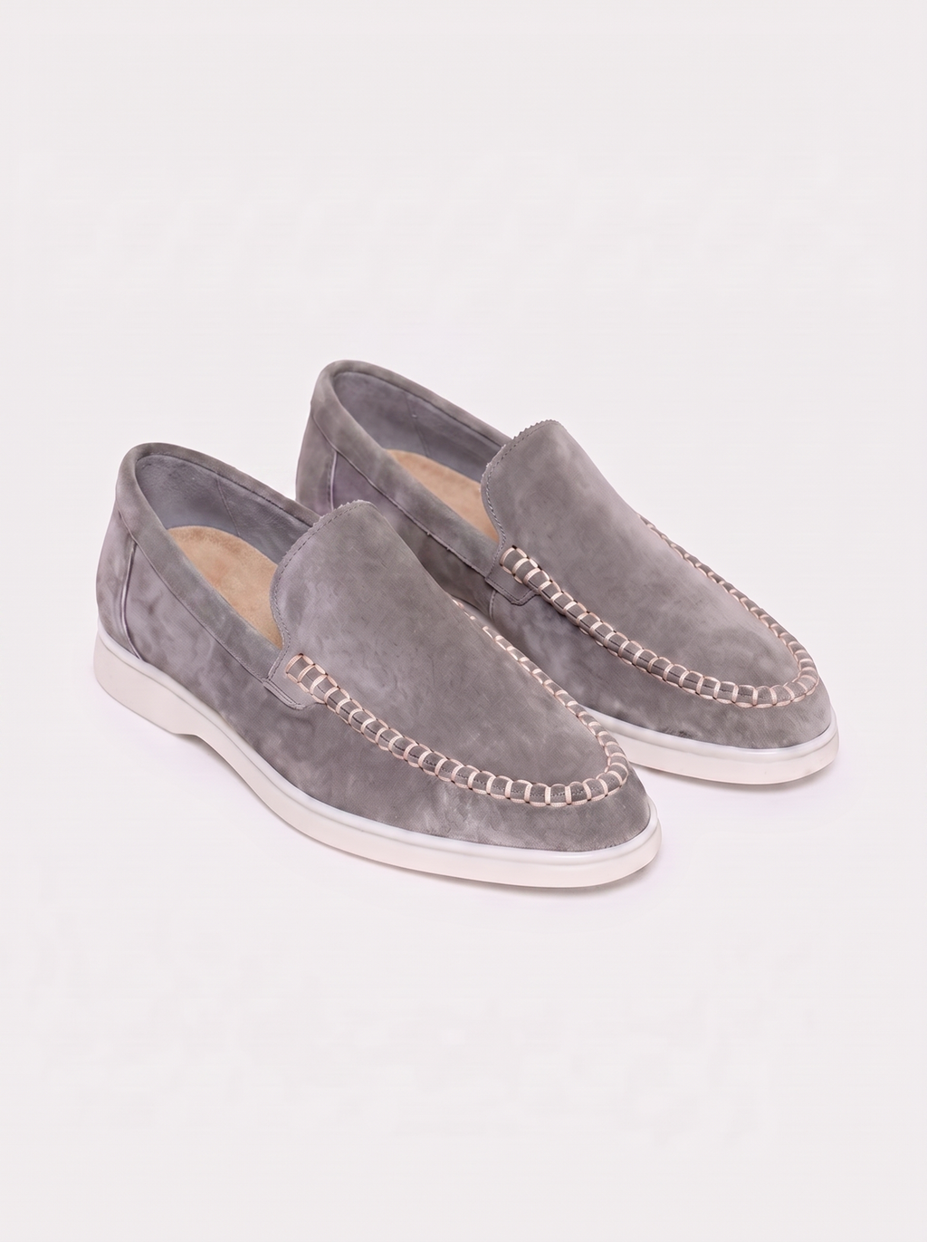 Grey Giorno Loafers