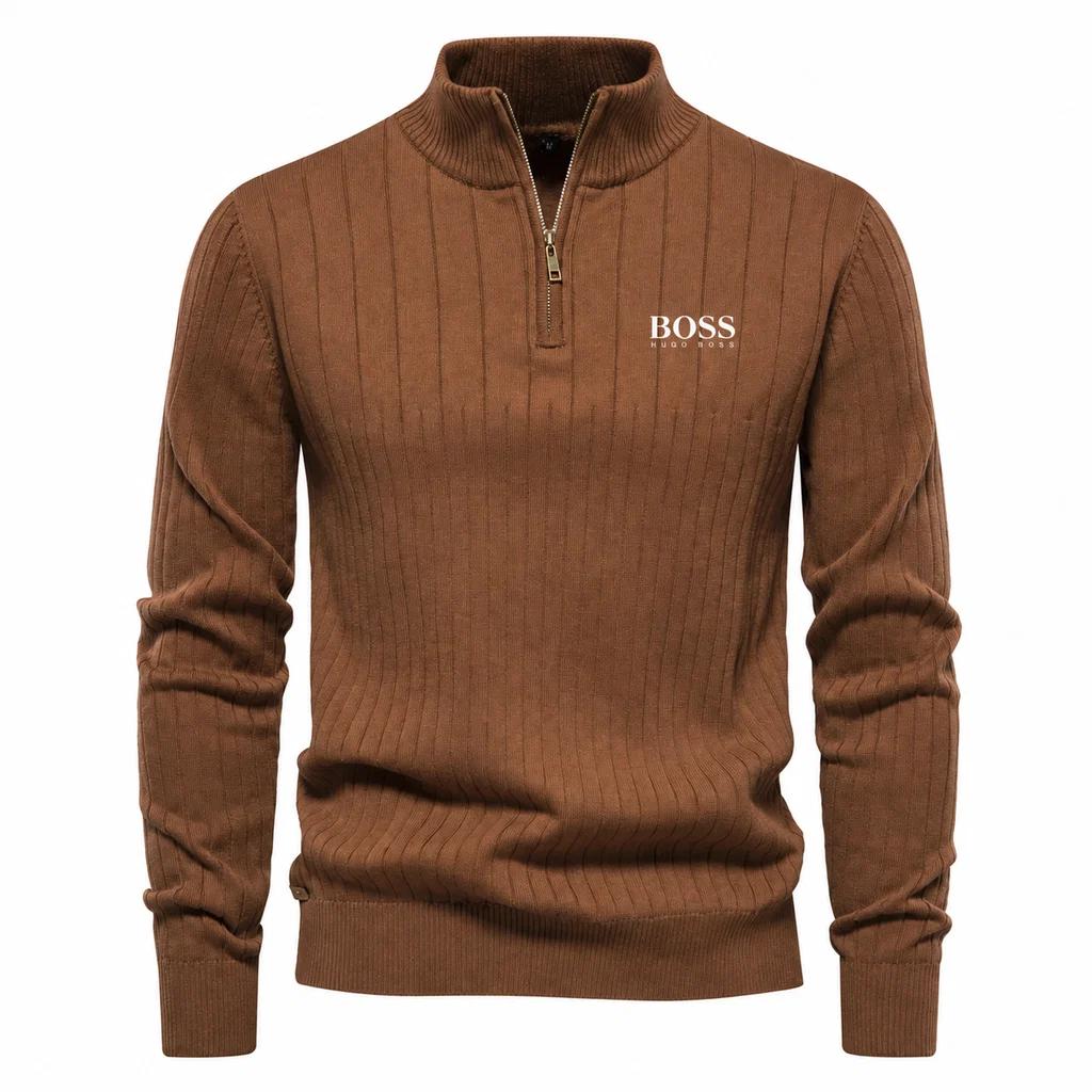 Men's ™ PREMIUM RIBBED QUARTER-ZIP SWEATER