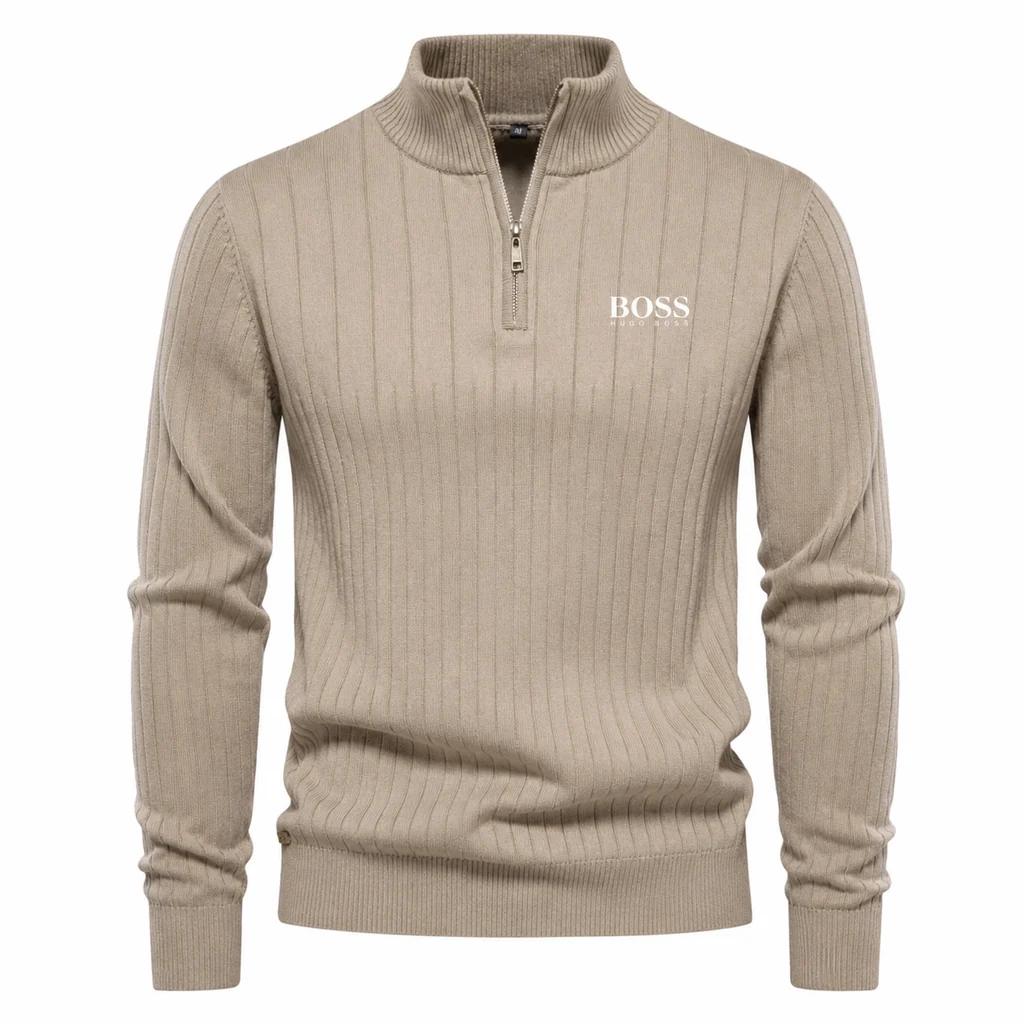 Men's ™ PREMIUM RIBBED QUARTER-ZIP SWEATER