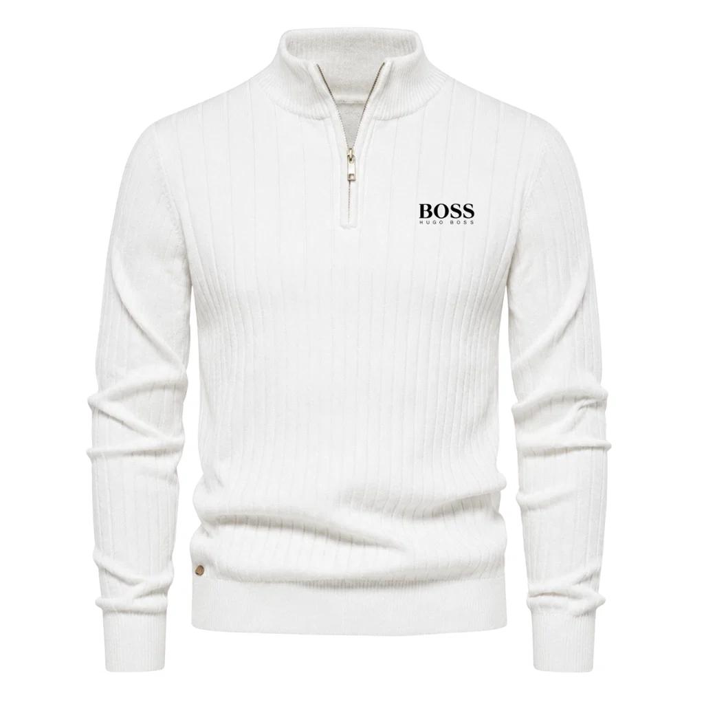 Men's ™ PREMIUM RIBBED QUARTER-ZIP SWEATER