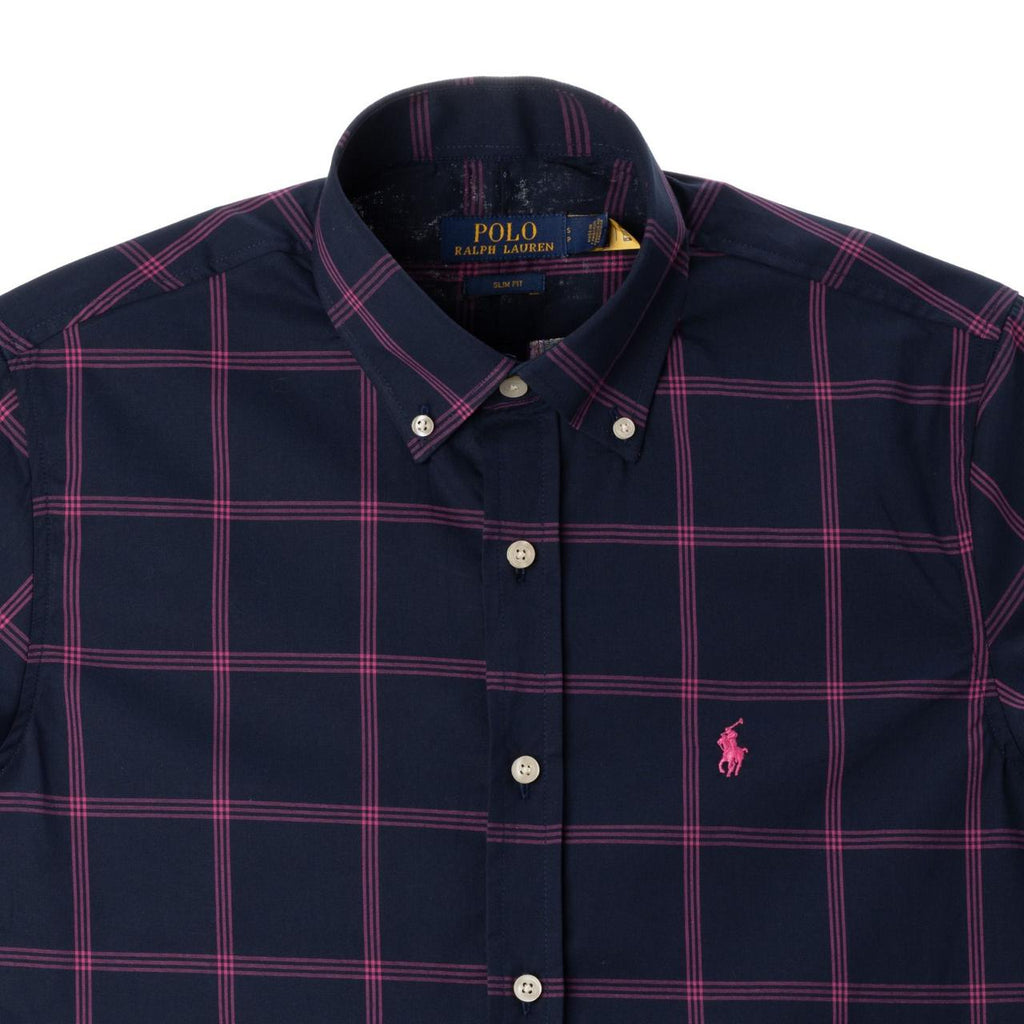 Men's RL Shirt Plaid - Navy