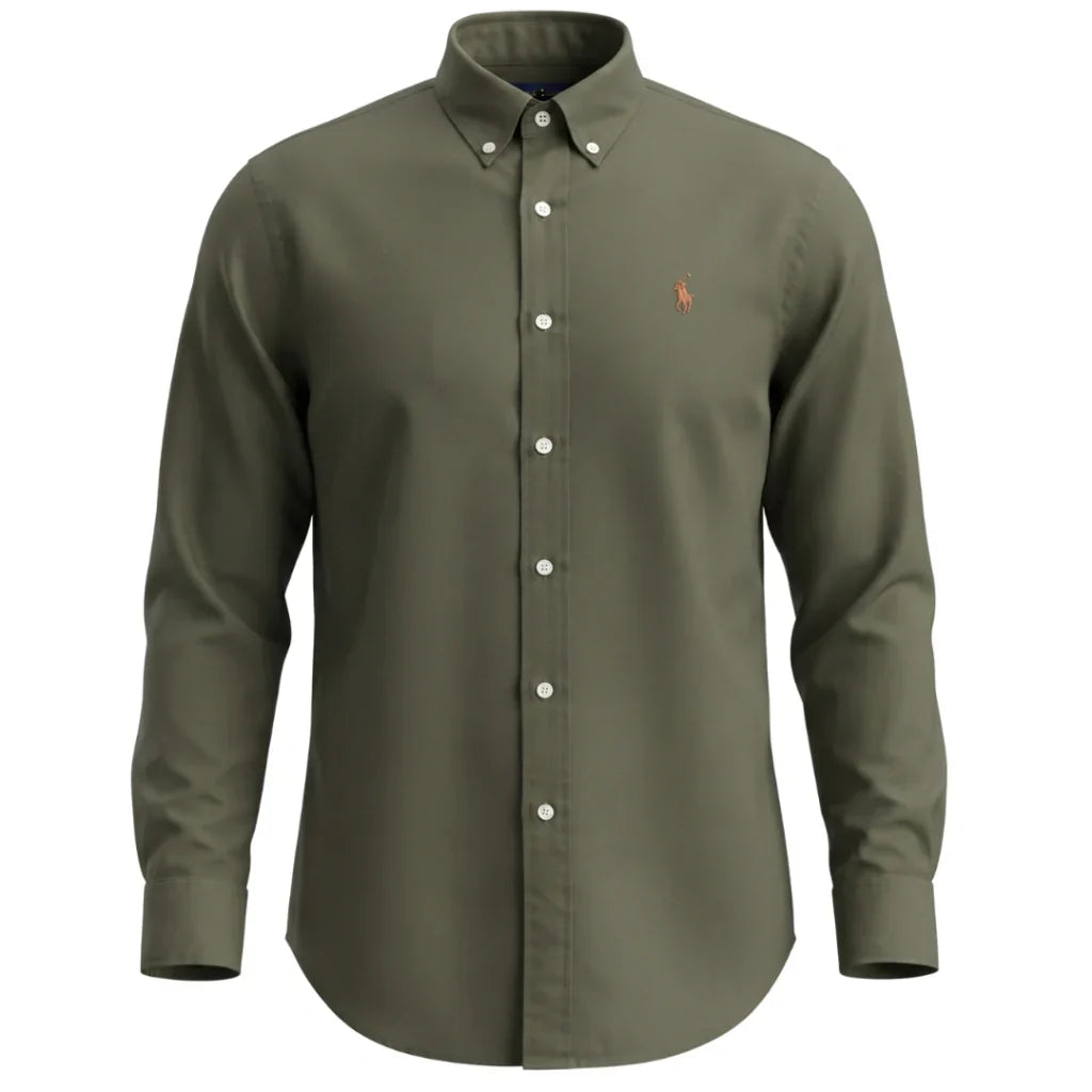 884 Shirt RL Solid Cotton Poplin