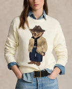 Woman Sweater | Bear Hat