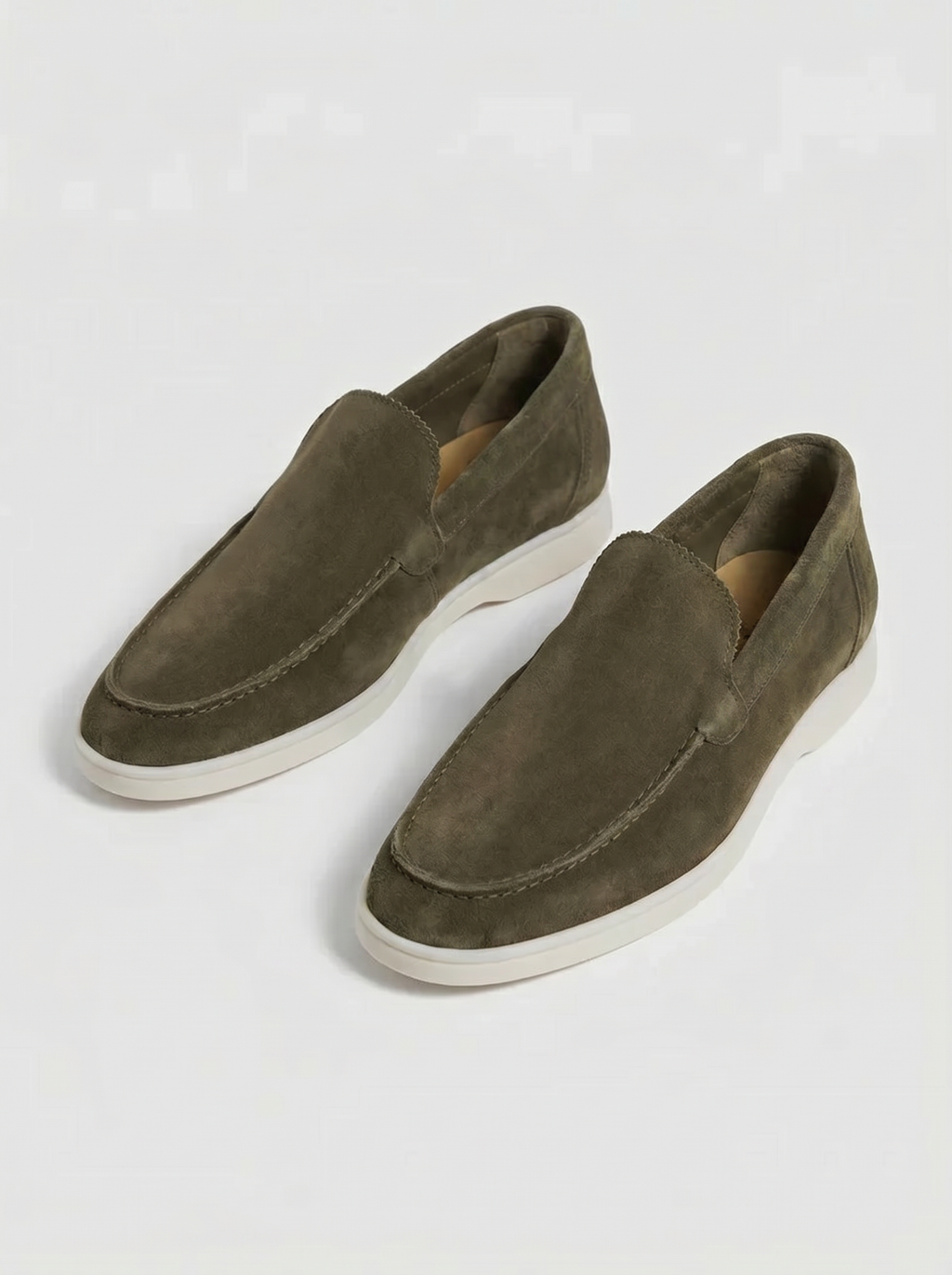 Olive Yacht Loafers