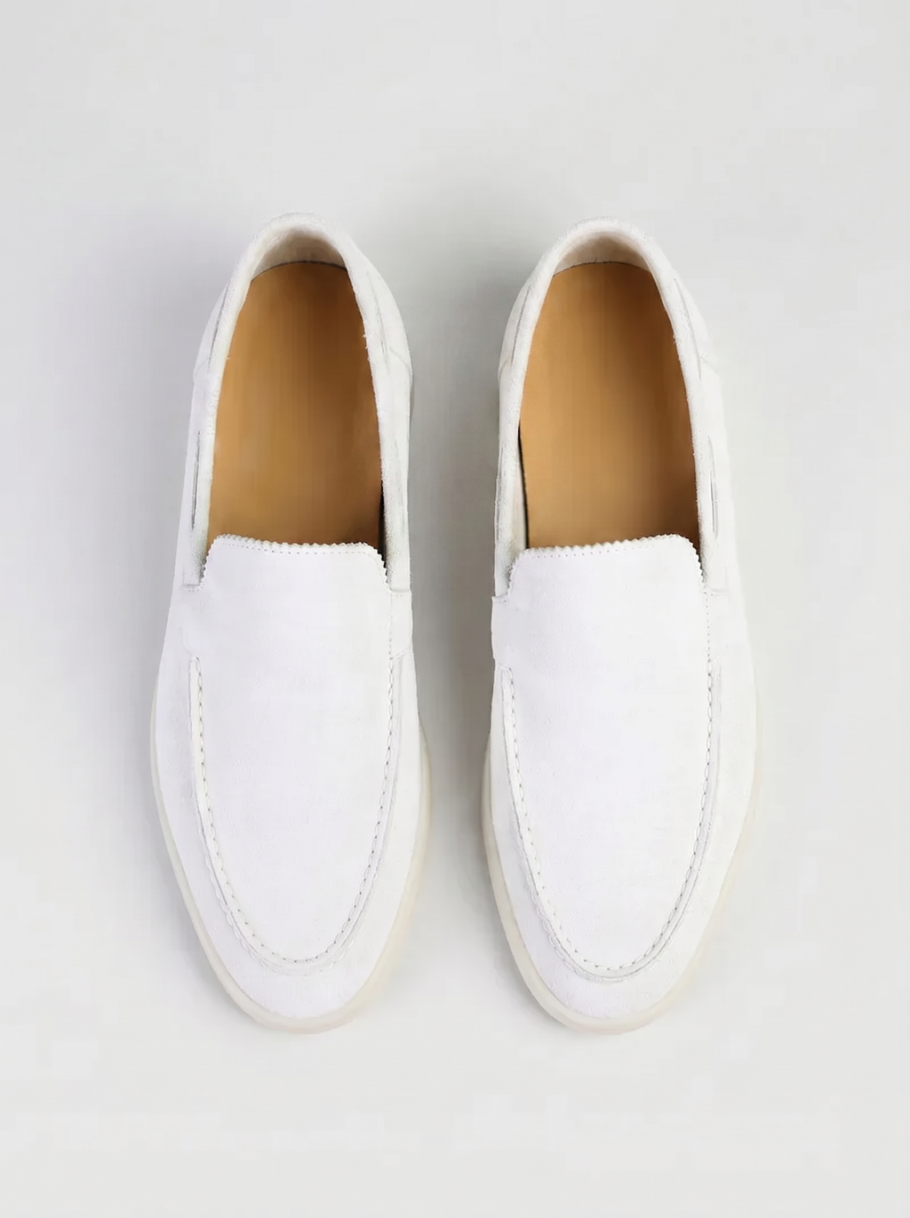 White Yacht Loafers