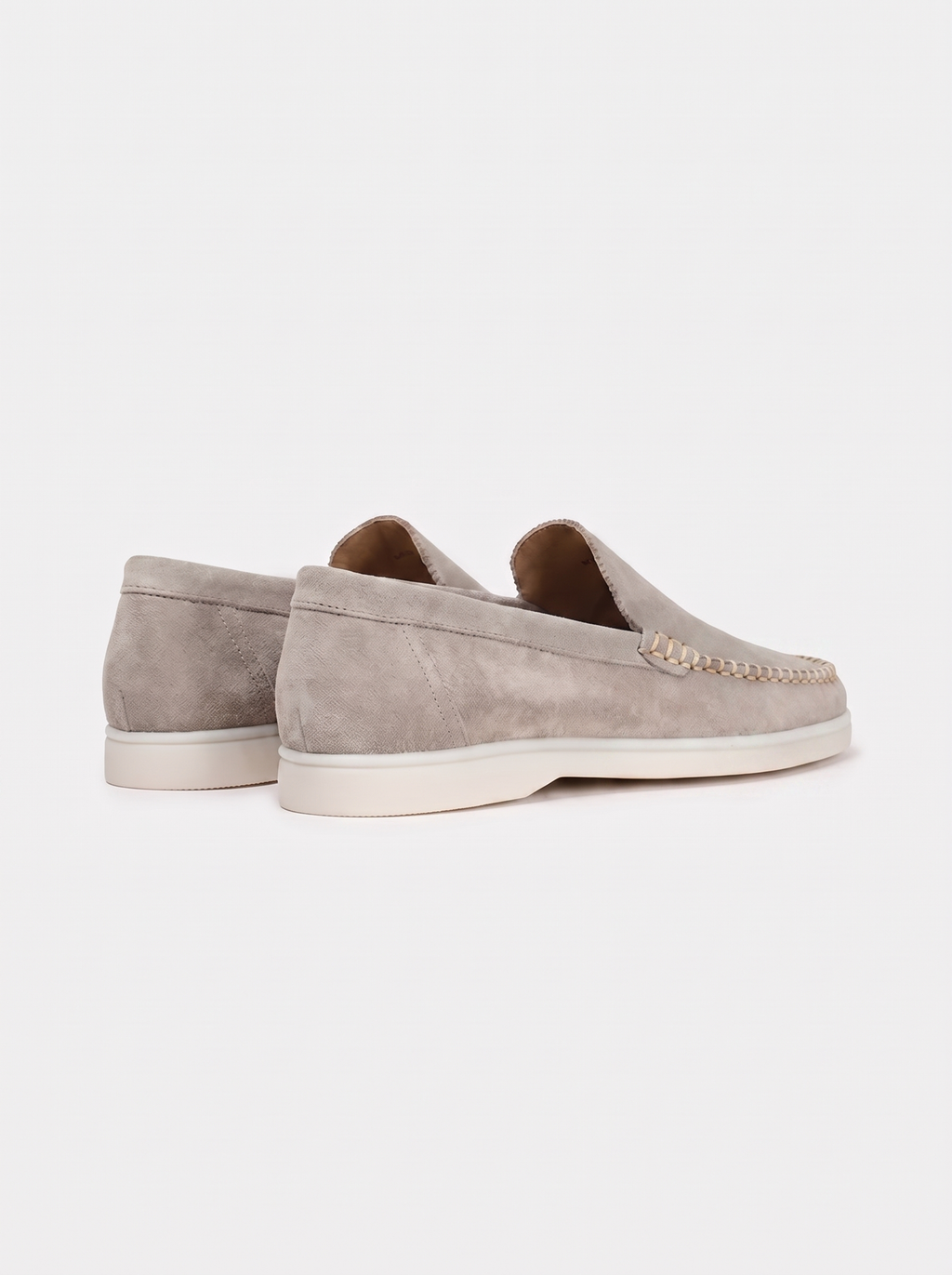 Light Grey Giorno Loafers
