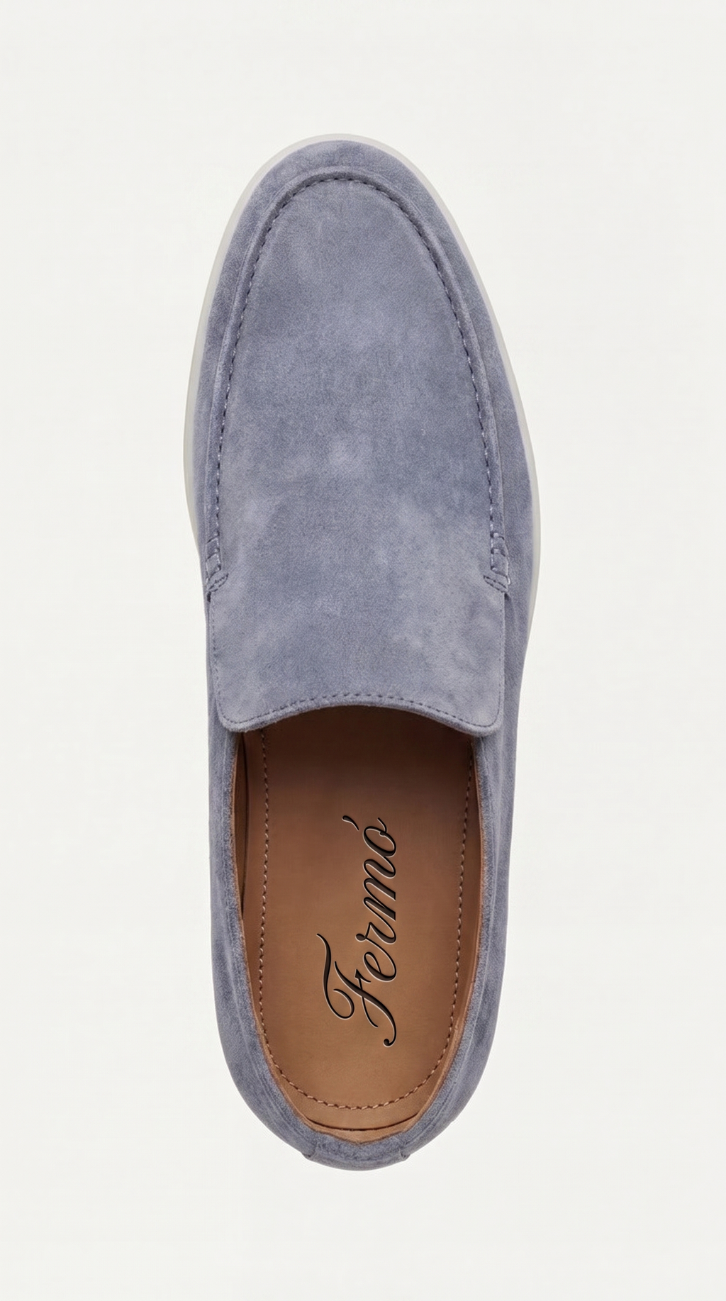 Amalfi Suede City Loafer Baby Blue