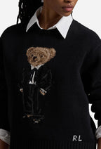 Woman Sweater  | Black Polo Bear