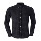 Men's RL Shirt Plaid Fontana - Black