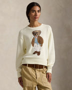 Men's Polo Bear Cotton Crewneck Sweater