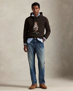 Men's Polo Bear Fleece Hoodie