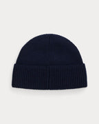 Men's Polo Bear Rib-Knit Beanie