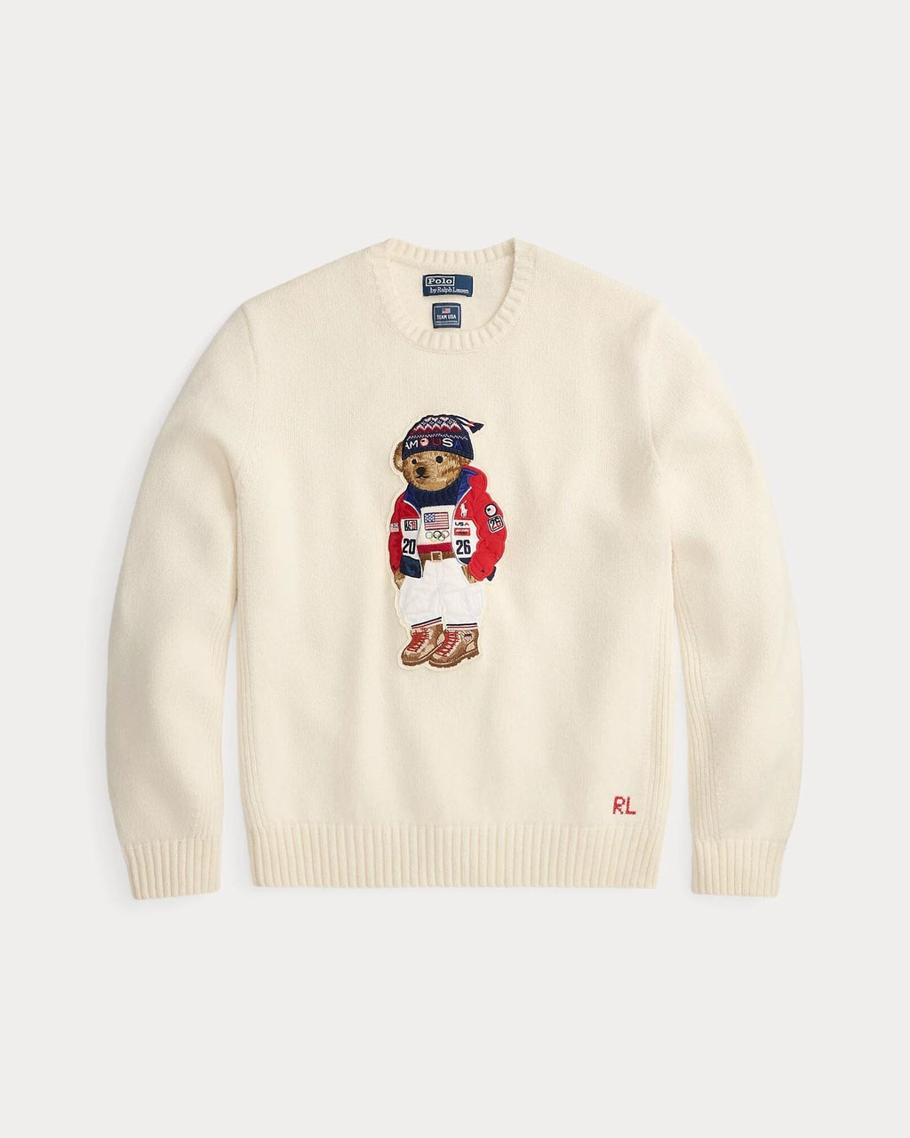 Men's Team USA Polo Bear Sweater