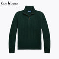 Men's Cable-Knit Cashmere Quarter-Zip Jumper