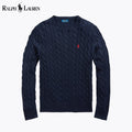 Men's Cable-Knit Cotton Jumper