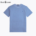 Men's Striped Jersey Crewneck T-Shirt