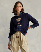 Woman Sweater | Linen Crew Neck