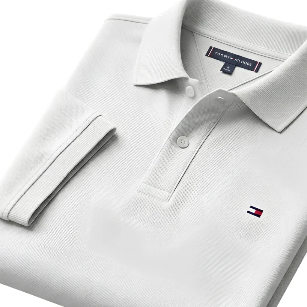 653 TH Double-Piqué Polo Shirt