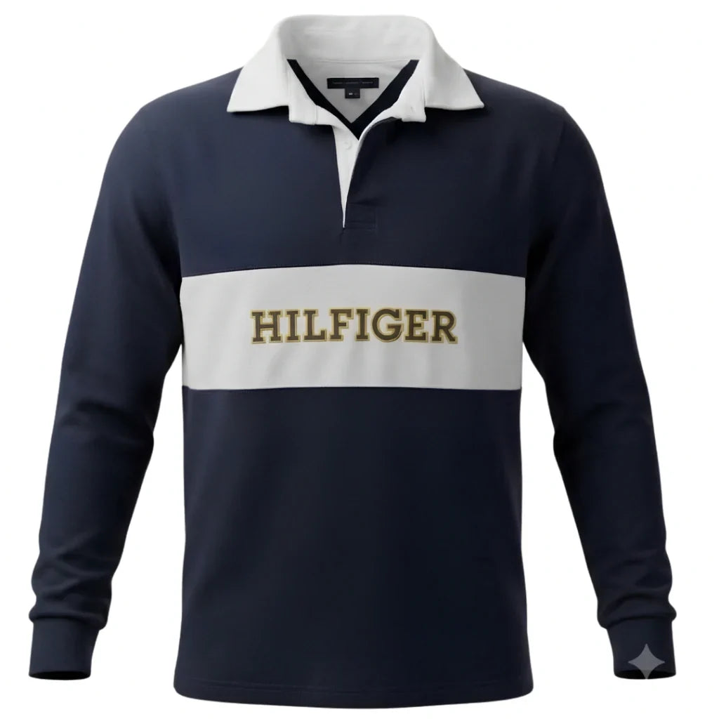 802 TH Long-Sleeve Polo Shirt