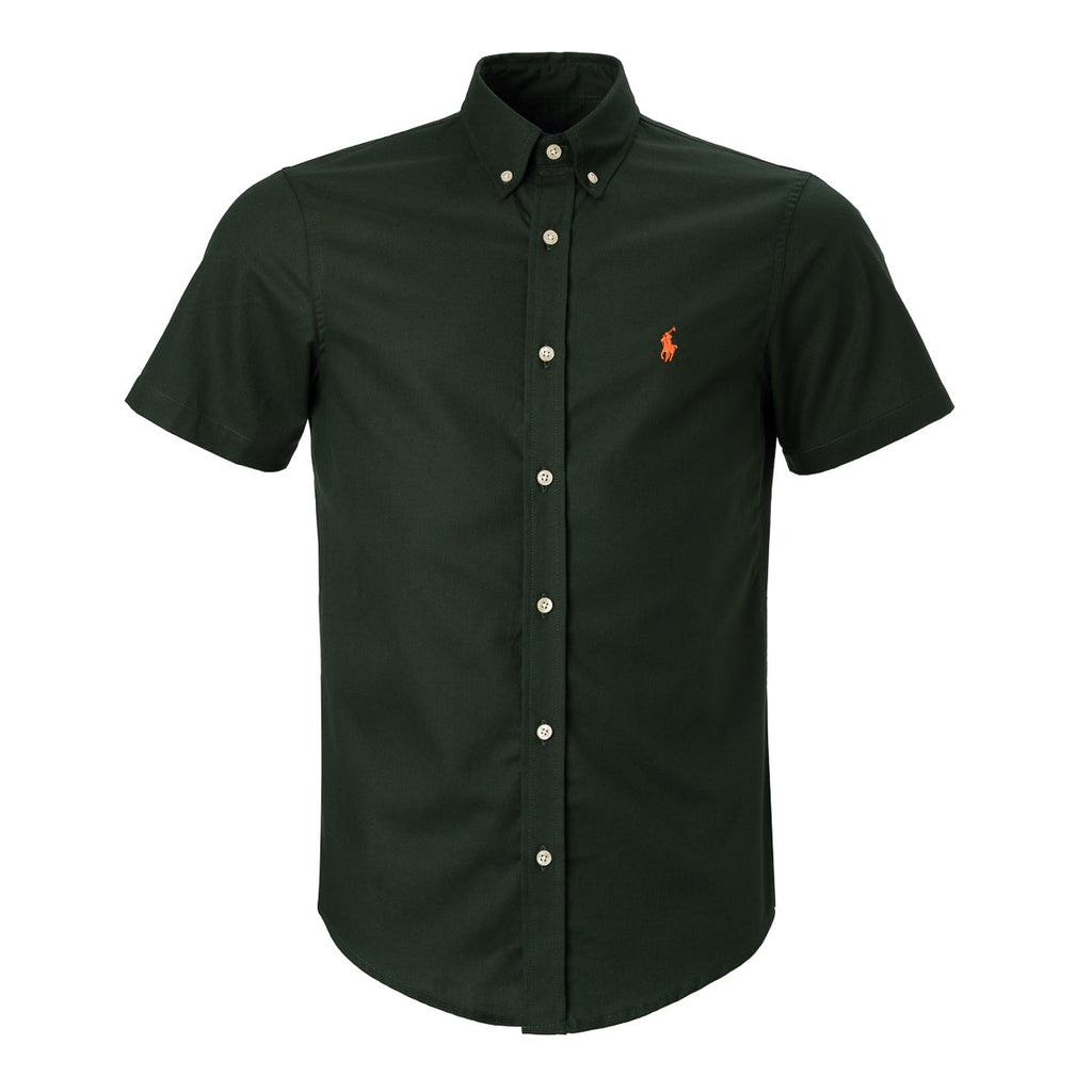 Men's RL Shirt Oxford - Short-Sleeve Flag Green