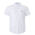 Men's RL Shirt Custom Fit Oxford Short-Sleeve - White