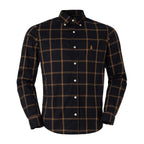 Men's RL Shirt Plaid - Black Orange
