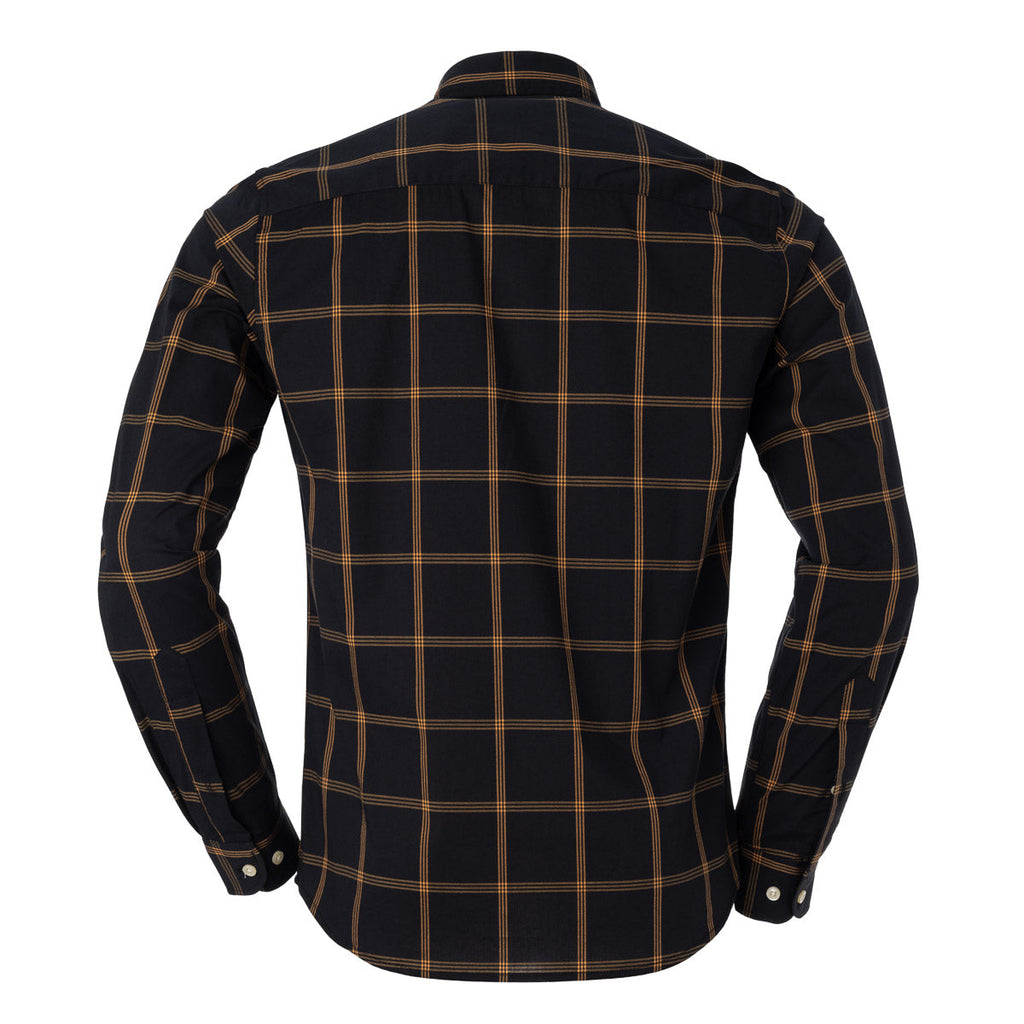 Men's RL Shirt Plaid - Black Orange