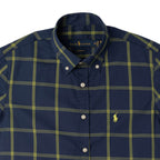 Men's RL Shirt Plaid - Navy Green