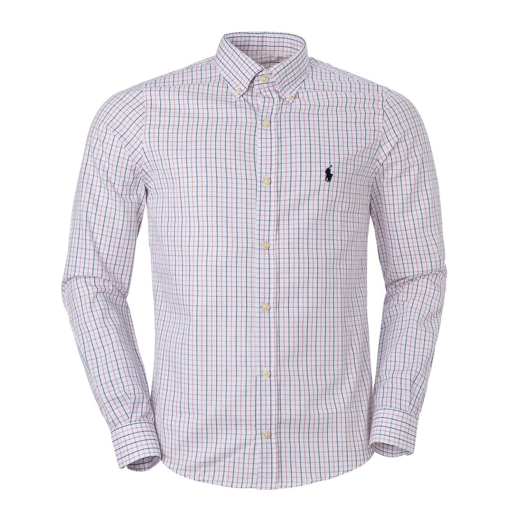 Men's RL Shirt Plaid Milan - Red
