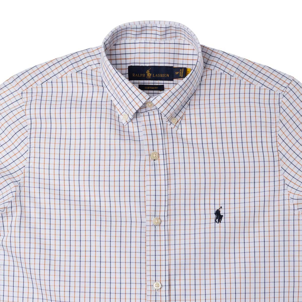 Men's RL Shirt Plaid Milan - Brown