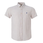 Men's RL Shirt Linen Short-Sleeve - Natural